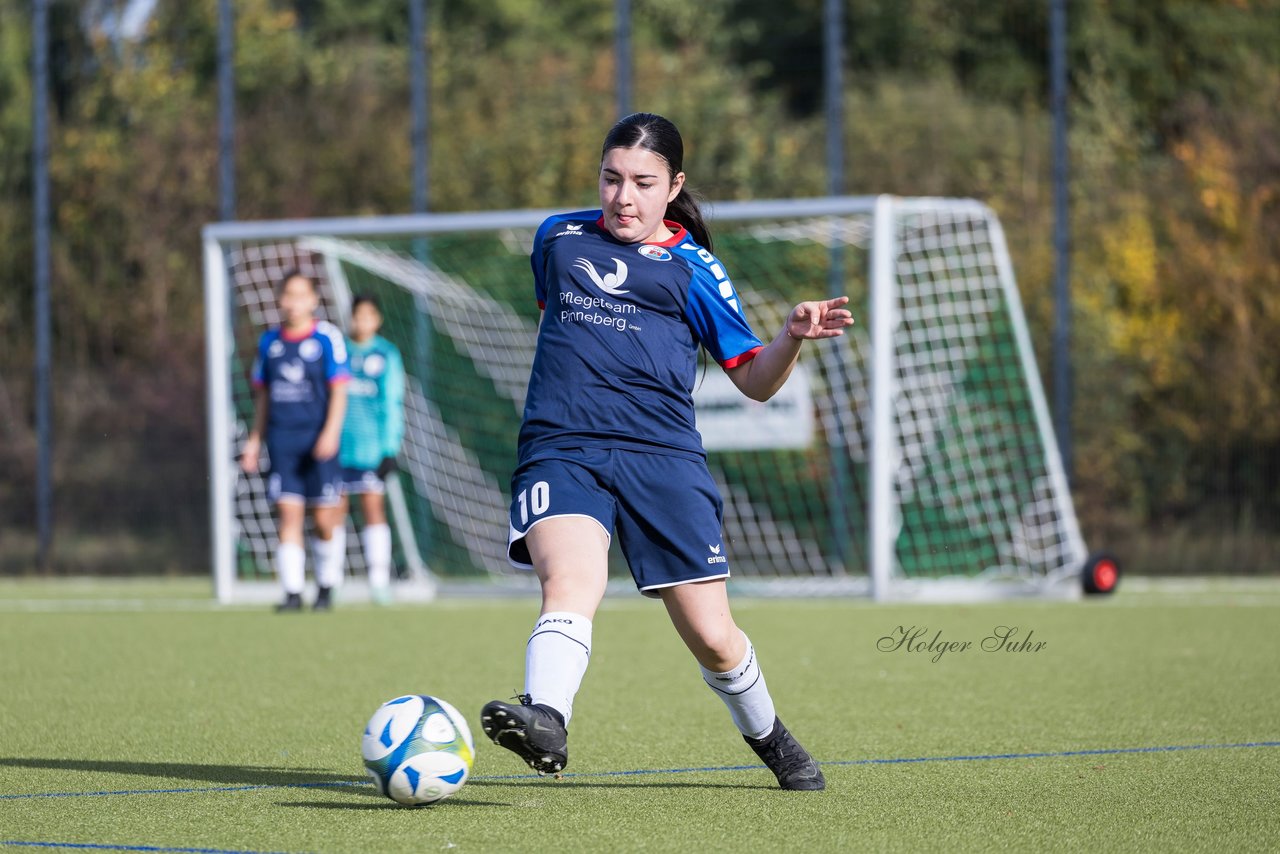 Bild 206 - wU19 Rissener SV - VfL Pinneberg : Ergebnis: 9:1